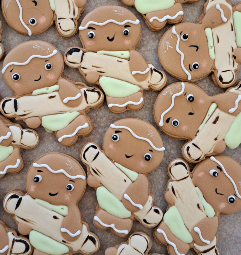 Pfefferkuchenfiguren bemalt